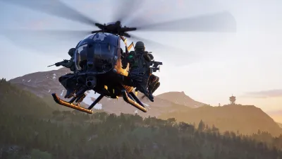 WARDOGS helicopter transporting soldiers