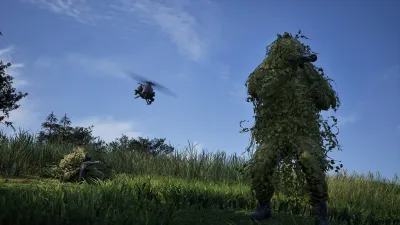 WARDOGS recon player spotting a helicopter